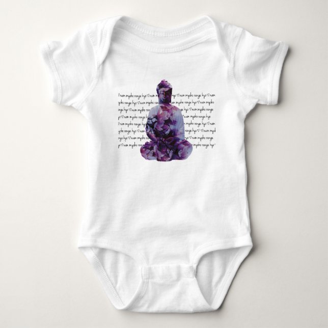 Körsbärsröd blommar Buddha NMRK Tee (Framsida)