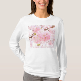 Körsbärsröd blommar för rosa träd tröja