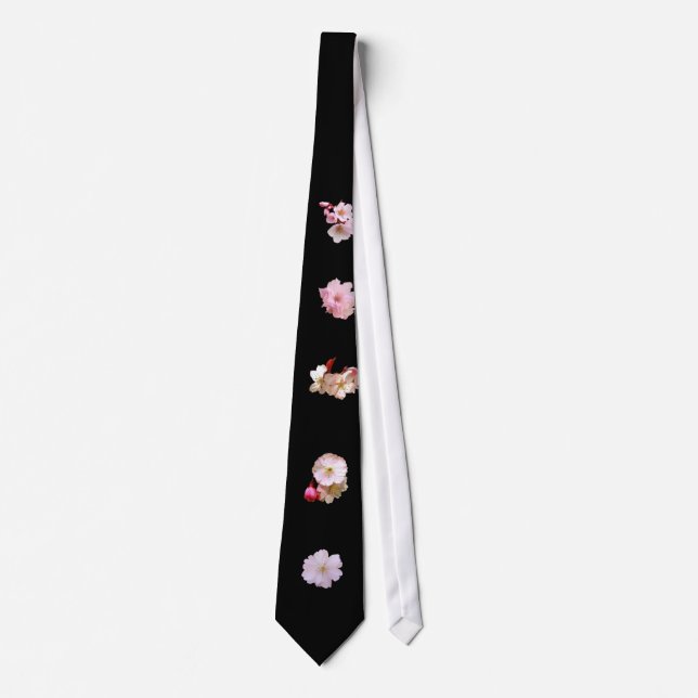 Körsbärsröd blommar GardenTie Slips (Framsida)