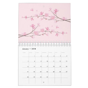 Körsbärsröd blommar kalender