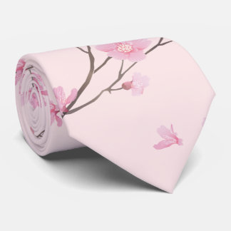 Körsbärsröd blommar - rosa slips