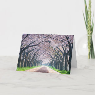 Körsbärsröd blommarLane Kort