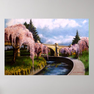 KÖRSBÄRSRÖD BLOMMARLANE, NJ. POSTER