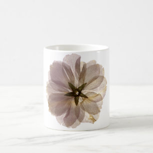 Körsbärsröd blommarmugg 2 kaffemugg