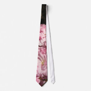 Körsbärsröd blommarTie Slips