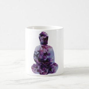 Körsbärsröd Buddha för persikaplommonDamson mu Kaffemugg