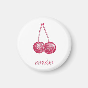 Körsbärsröd (Cerise) magnet