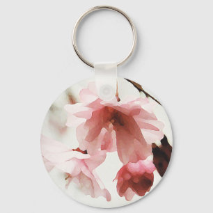 Körsbärsröd keychain för blommar AC Nyckelring
