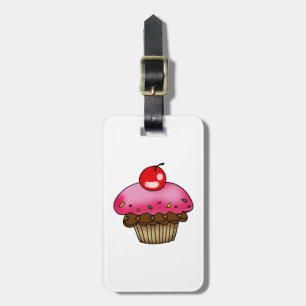 körsbärsröd muffin bagagebricka