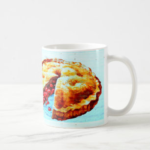 körsbärsröd pajmugg kaffemugg