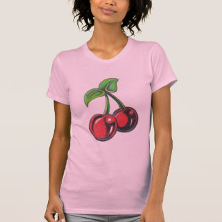 Körsbärsröd T-skjorta T Shirt