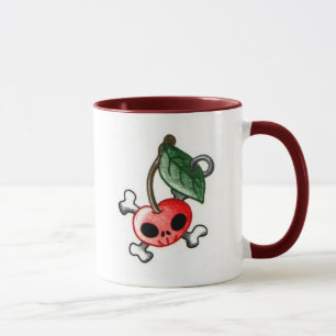 Körsbärsröd tatueringmugg mugg