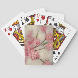 Körsbärsröda blommar casinokort