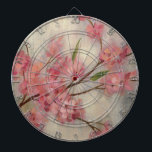 Körsbärsröda blommar darttavla<br><div class="desc">© Silvia Vassileva/vild Apple.  En japansk grenfullt av körsbärsröda blommar. Blommarna är all rosor och oavkortad blom.</div>
