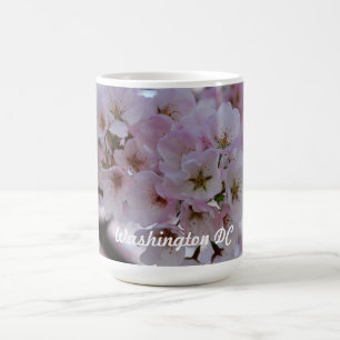 Körsbärsröda blommar kaffemugg
