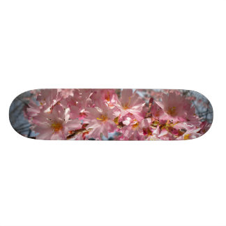 Körsbärsrött blommardäck old school skateboard bräda 18 cm