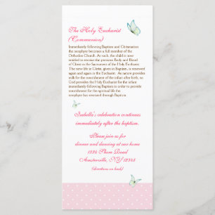 Körsbärsrött blommardopprogram 5/5 program