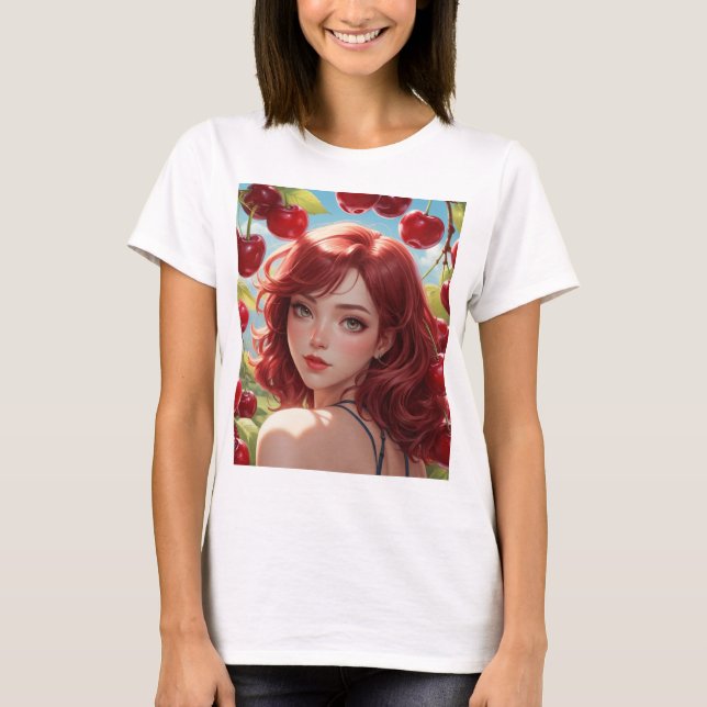 körsbärsskjorta 409z t shirt (Framsida)