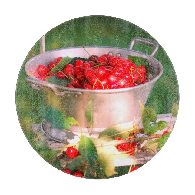 Körsbärsskörd, trädgårdsodling Rosalinde (Framsidan)