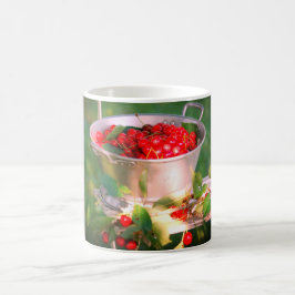 Körsbärsskörd, trädgårdsodling Rosalinde Kaffemugg