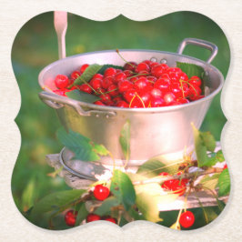 Körsbärsskörd, trädgårdsodling Rosalinde Underlägg Papper