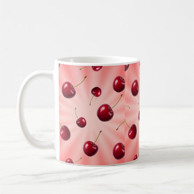 Körsbärsskur Kaffemugg (Vänster)