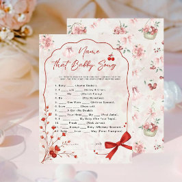 Körsbärsspel på Top Baby Sång | Blommigt Rosa Bow