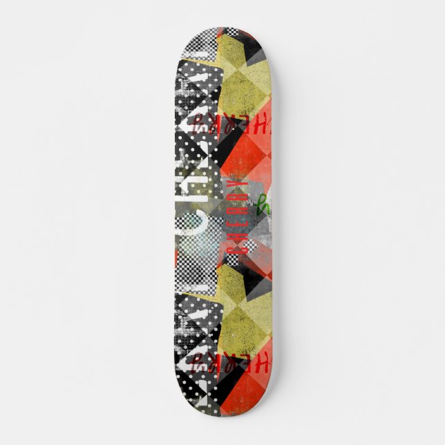 Körsbärsversion b estghetic bedövningsskateboard mini skateboard bräda 18,5 cm (Framsida)