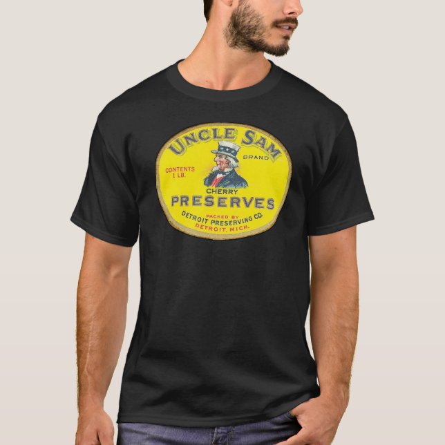 Körsbärsylter för Uncle Sam T Shirt (Framsida)