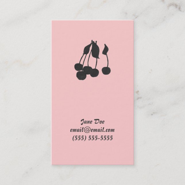 Körsbärtelefonkort (Framsida)