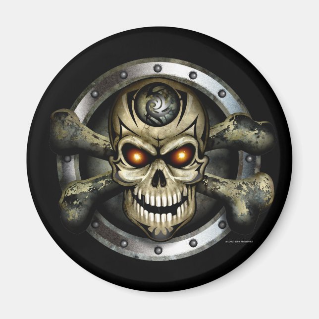 Korsben, magnet (Framsidan)