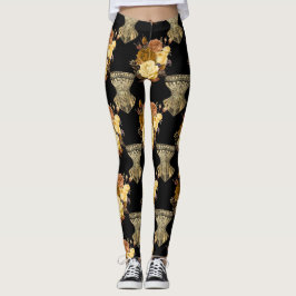 Korset & Flowers Leggings
