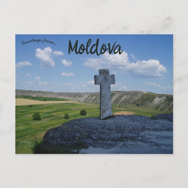 Korset Orheiul Vechi Moldavien Vykort (Framsida)