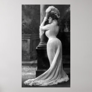 KORSETED WOMAN 1902 POSTER