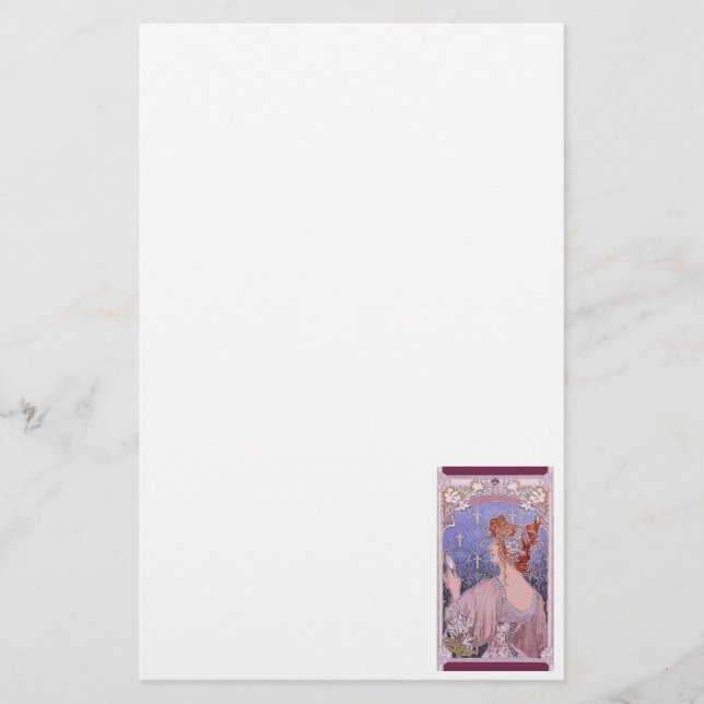 Korseterat Woman Stationery Brevpapper (Framsida)