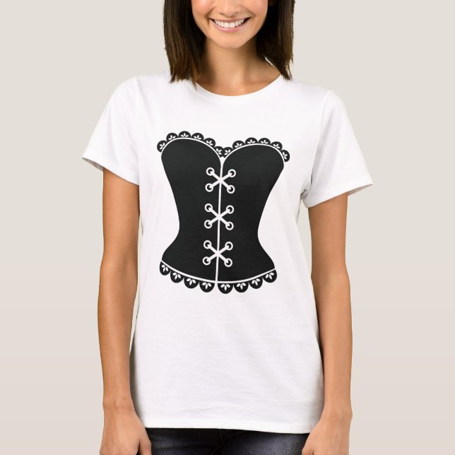Korsetter T-tröjor T Shirt (Framsida)