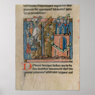 Korsfarare bombarderar Nicaea med huvud i 1097 Poster