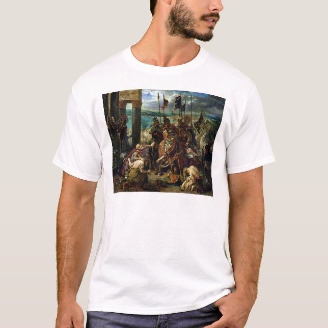 Korsfarare tillträde in i Constantinople T-shirt (Framsida)