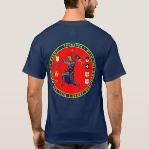 Korsfararen förseglar skjortan t-shirt