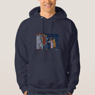 korsfararen turnerar t-skjortan sweatshirt med luva