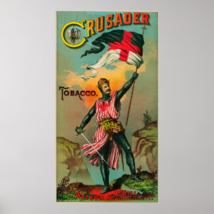 Korsfararetobak LabelPetersburg, VA Poster