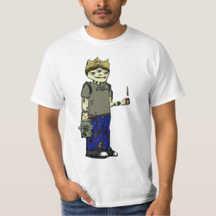 Korsfästa fria tänkarear ingen textfärg t-shirt