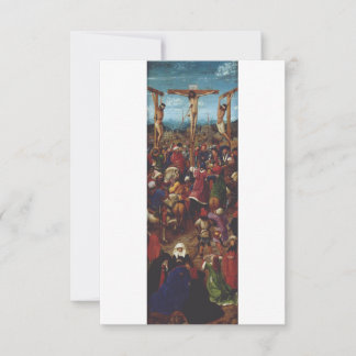 Korsfästelse Av Jan Van Eyck Helig Kort