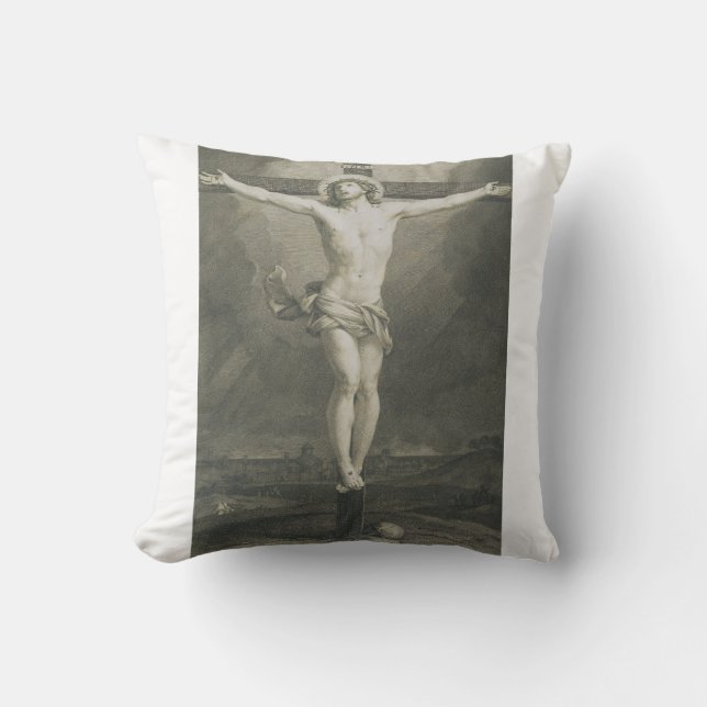 Korsfästelse av Jesus Kristus Kudde (Framsida)