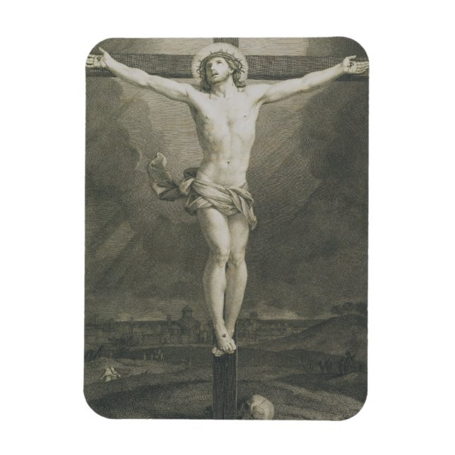 Korsfästelse av Jesus Kristus Magnet (Vertikal)