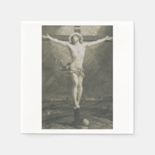 Korsfästelse av Jesus Kristus Pappersservett