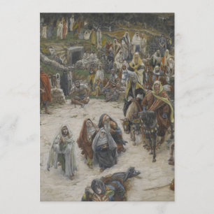 korsfästelse från kor James Tissot Inbjudningar
