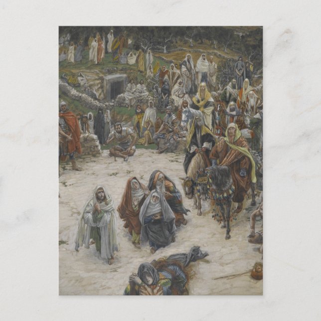korsfästelse från kor James Tissot Vykort (Framsida)