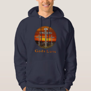 Korsfästelse-hoodie Hoodie