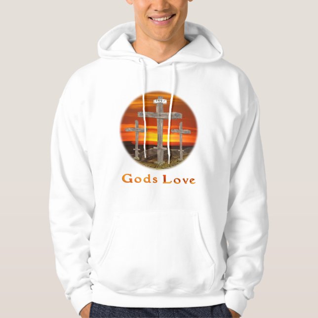 Korsfästelsehuva Hoodie (Framsida)